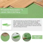 10m Underfloor Heating Underlay – For Laminate, Timber & Vinyl Flooring