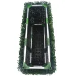 Portable Artificial Boxwood Hedge UV Resistant 75cm High 100cm Long