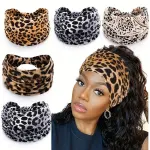 Polka dot pattern Yoga Headband – Elastic Sweat-Wicking Hairband for Women – Beige