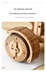 3D Wooden Puzzle Lunar Rover Model Kit – DIY Space Exploration Vehicle