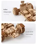 3D Wooden Puzzle Lunar Rover Model Kit – DIY Space Exploration Vehicle