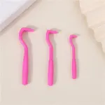 2-Pack Pet Tick Remover Tool Set – Small Medium Large Flea and Tick Hook Removers – Rose Red