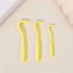 2-Pack Pet Tick Remover Tool Set – Small Medium Large Flea and Tick Hook Removers – Yellow