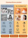 Pet Shampoo Brush Silicone Foaming Massage Comb Dog Cat Bathing Grooming Tool – Yellow