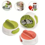 Green Manual Rotary Can Opener – Compact ABS Plastic & Stainless Steel – Smooth Edge Cutting, Easy Twist Operation, Space Saving Kitchen Gadget for Home and Travel