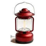 Vintage LED Outdoor Camping Lantern with Warm Ambient Light - 7 Lighting Modes, 24H Long Runtime, USB-C Rechargeable, Stepless Dimming and Hanging Tent Light