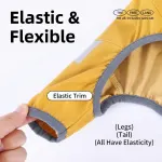 Purple Waterproof Full Body Dog Raincoat with Adjustable Hood & Waist, Easy Snap Closure and Hidden Leash Opening – Lightweight Four-Leg Reflective Pet Rain Suit for Small Medium Large Dogs, XXL Size