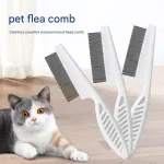 Transparent cat Complete Cat Care Set – One-Touch Deshedding Brush, Stainless Steel Nail Clipper & Fur Collection Locket