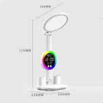 Study Smarter Bundle LED Reading Lamp with Smart Display Pen Holders & Magnetic Countdown Timer – White