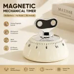 60-Minute Magnetic Mechanical Kitchen Timer Countdown Clock for Cooking, Study, Productivity and Time Management