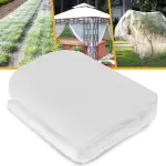 White) - Mutifunctional DIY Cuttable Insect Mesh for Plants Protection, Bed, Garden and Patio