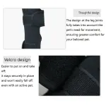 S Size Adjustable Dog Knee Brace set – Include front and hind legs Soft Neoprene Leg Support Sleeve with Elastic Straps, Anti-Lick Recovery Aid for Pets