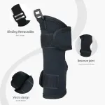 S Size Adjustable Dog Knee Brace set – Include front and hind legs Soft Neoprene Leg Support Sleeve with Elastic Straps, Anti-Lick Recovery Aid for Pets
