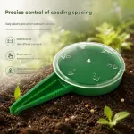 5-pack Adjustable Manual Seed Planter – Precision Vegetable Seeder Tool with Multi-Size Dial – Handheld Herb and Radish Sowing Device for Accurate Spacing and Waste Reduction