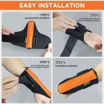 Orange Golf Wrist Training Brace – Professional Swing Corrector Support for Beginners & Practice