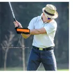 Orange Golf Wrist Training Brace – Professional Swing Corrector Support for Beginners & Practice