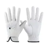 Size – Breathable Anti-Slip Golf Glove with Adjustable Wrist Strap for Golf Training and Outdoor Games – White, M