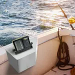 Side Console Boat Switch Panel Sounder Mount Alloy Bracket Fish Finder Mount Oxidation Aluminium