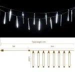 12M Christmas Lights Icicle Light 960 LED Falling Metor Jingle Jollys