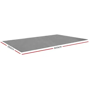 Weisshorn 6M X 2.5M Annex Matting Floor Mats Mesh Caravan Camping Annexe