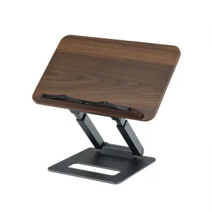 Artiss Book Stand Telescopic Book Holder with Page Clip Ergonomic Desktop Stands OAK