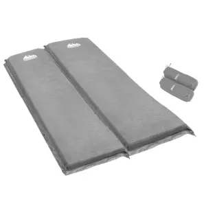 Weisshorn Self Inflating Mattress Camping Sleeping Mat Air Bed Double Set