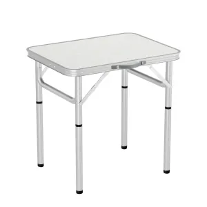 Weisshorn Folding Camping Table 60CM Adjustable Portable Outdoor Picnic Desk