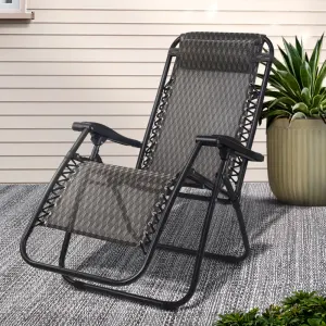 Gardeon Zero Gravity Chair Folding Outdoor Recliner Adjustable Sun Lounge Camping