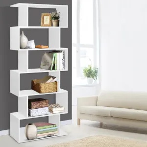 Artiss Bookshelf 6 Tiers - RIVA