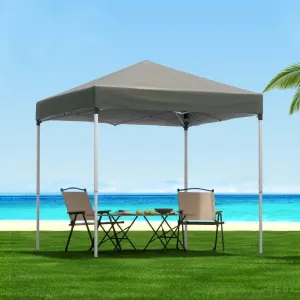 Instahut Gazebo 2x2m Outdoor Patio Garden Marquee Shade Grey