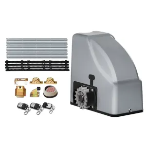 LockMaster Electric Sliding Gate Opener 800KG Keypad 4M