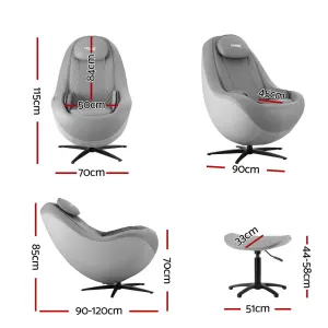 Livemor Massage Chair Electric Recliner Home Massager 3D ROLI