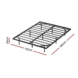 Artiss Double Bed Frame,Floating Metal Bed Frame with Smart LED Lights – Sturdy Metal Platform Bed Base, Silent Design, Tool-Free Assembly, 300KG Capacity for Home/Hotel/Master Bedroom​