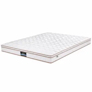 Giselle 20cm Firm Queen Mattress Pocket Spring for Bedroom or Guest Room