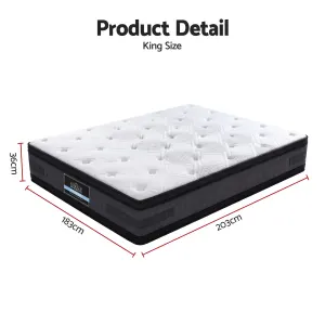 Giselle Bedding 36cm Mattress Cool Gel Memory Foam King
