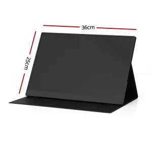 Devanti 15.6 Inch Portable Monitor FHD 1080P IPS USB-C HDMI Gaming Laptop Screen