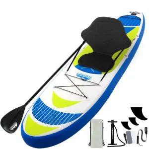 Weisshorn Stand Up Paddle Board 11ft Inflatable SUP Surfboard Paddleboard Kayak Surf