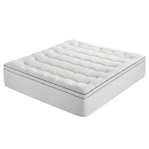 Giselle Bedding King Mattress Topper 5cm Coral Fleece