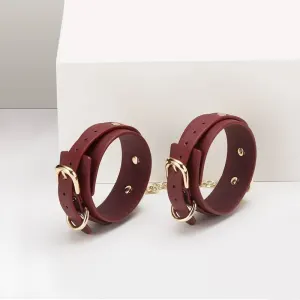 Daytona 8 Pc Deluxe Bondage Play Kit Burgundy Gold
