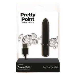 Powerbullet Pretty Point 4In Bullet Black