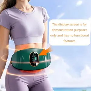 Portable multi-functional abdominal and leg massager, USB-powered rechargeable lithium battery, 36V voltage, 5 minutes daily, shaping, core strengthening, slimming waist, postpartum recovery, ideal gift for women.