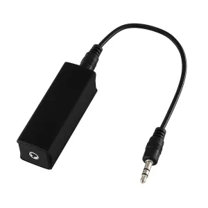 Ground Loop Noise Isolator Effectively Eliminates Audio Noise for Car Stereo System Home Speaker with 3.5mm Audio Cable