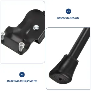 Bicycle Kickstands 1Pcs Stable Support and Quick Release for Mountain and Road Bikes in Black
