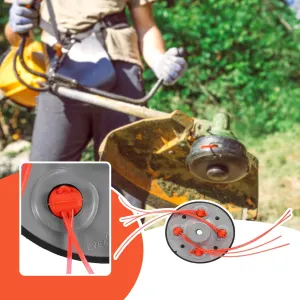 Universal String Trimmer Head,Brushcutter Weed Eater Replacement Attachment,Durable Design for Easy Whipper Trimmer Maintenance,Compatible with Most