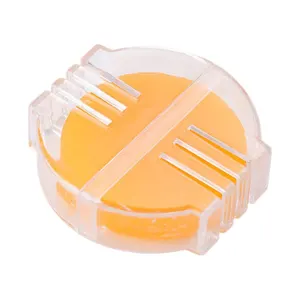 1 Piece Yellow Beeswax Thread Conditioner, Sewing Wax with Storage Box for Quilting Hand Sewing and Reinforcing Thread