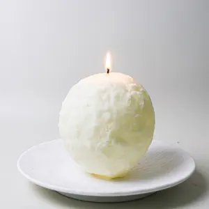 Spiral Scented Candle – White
