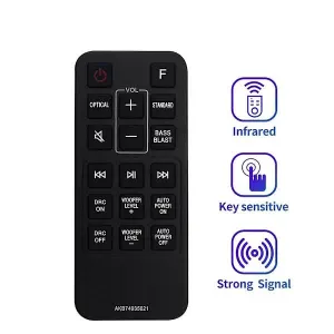 Replacement Remote Control AKB74935621 for LG Soundbar SJ2 SJ2.AEUSLLK SJ2.DEUSLLK