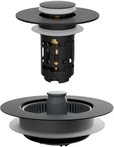 Upgraded 3 in 1 Bathroom & Kitchen Sink Drain Strainer