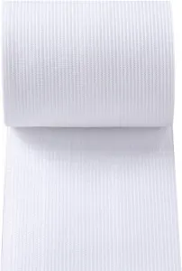 Knit Elastic Bands for Sewing White Heavy Stretch High Elasticity Flat Elastic Cord 3 Inch Wide Braided Elastic Spool 10 Yard