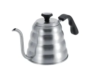 Stainless Steel Coffee Tea Pot, Drip Kettle with Gooseneck & Built-in Thermometer, 1.2L